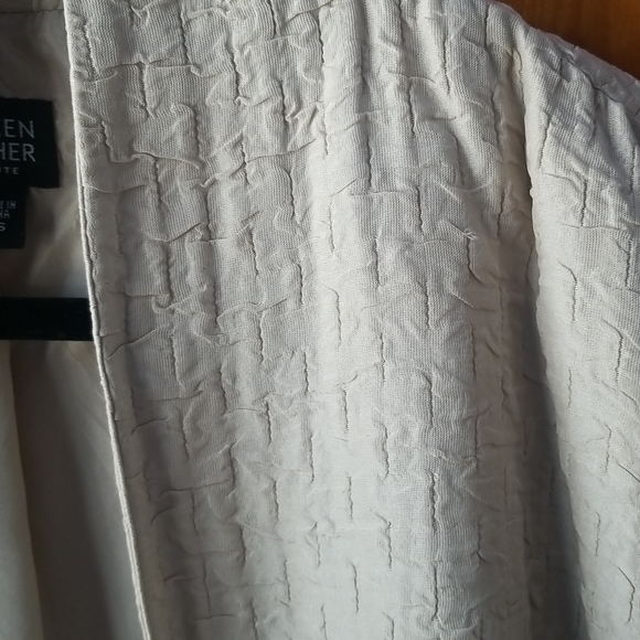 Eileen Fisher petite small silk/linen short jacket in Champagne shade - Picture 2 of 4